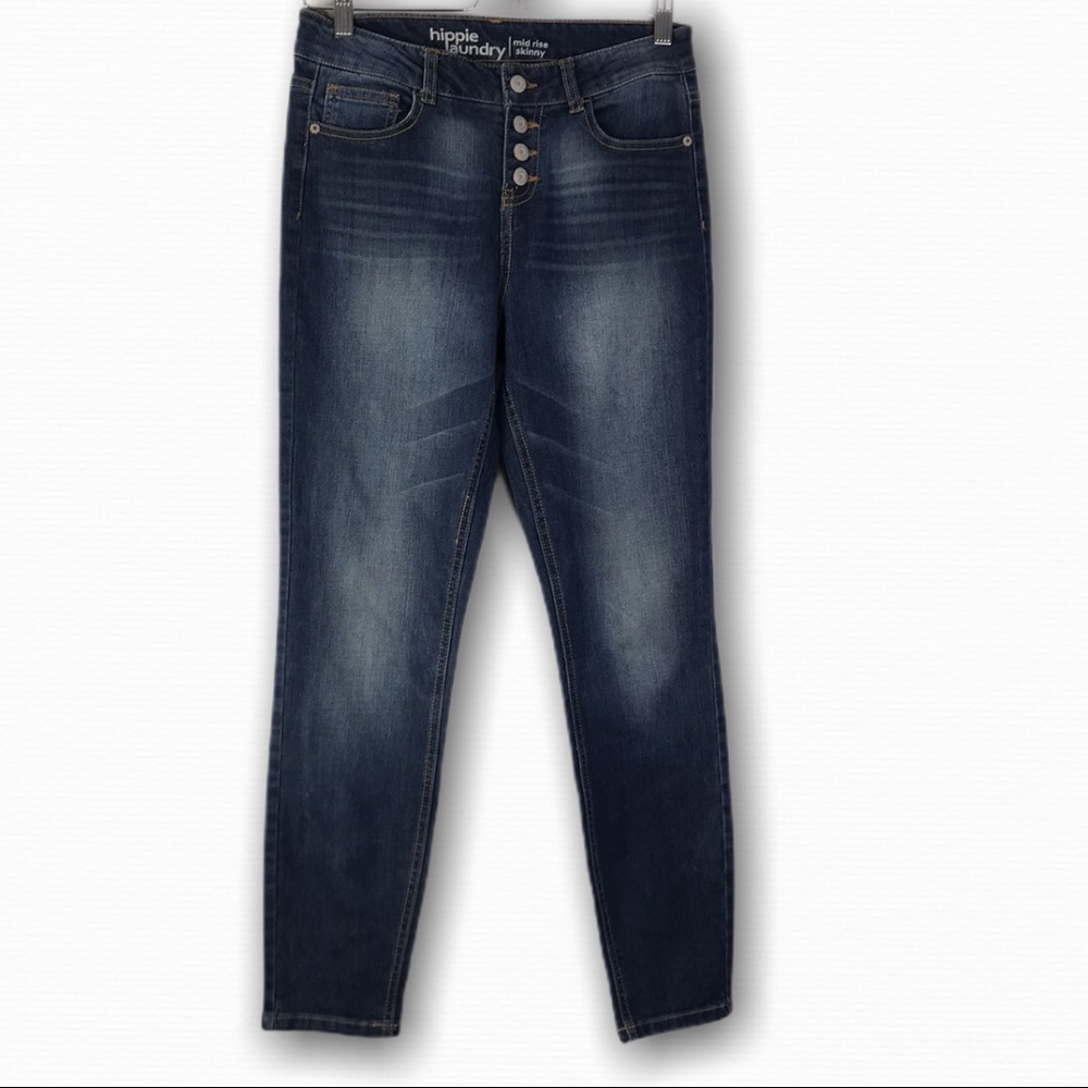 Hippie Laundry Midrise Skinny Button Fly Jeans